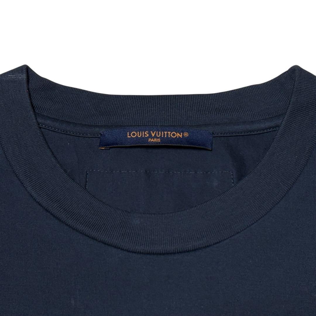 LOUIS VUITTON ルイヴィトン エンボス LVロゴ Tシャツ XL