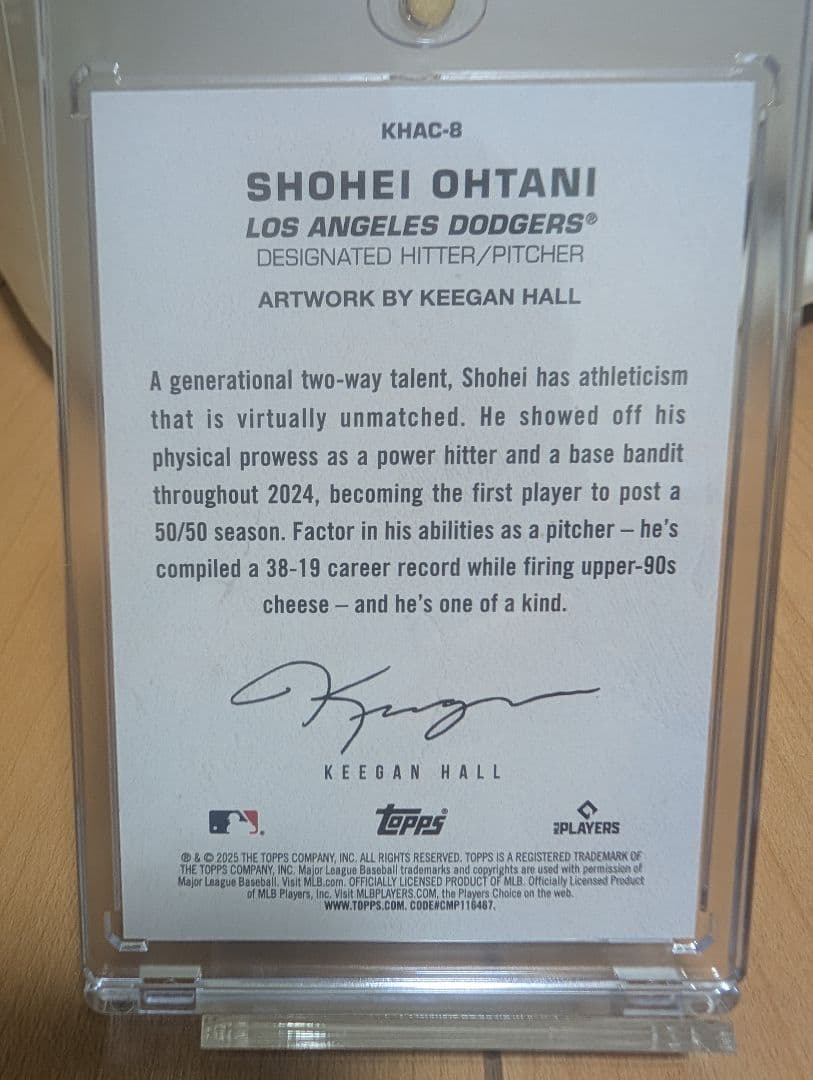 大谷翔平 Topps 2025 update keegan hall ssp