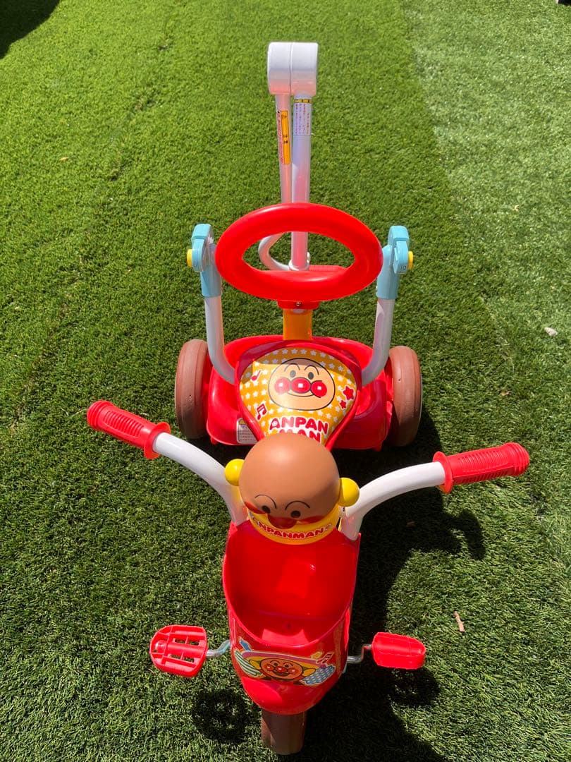 折りたたみ三輪車　アンパンマン