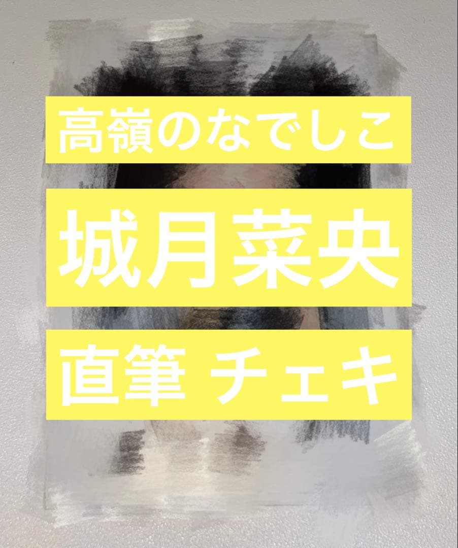 高嶺のなでしこ 城月菜央 直筆 サイン入り チェキ