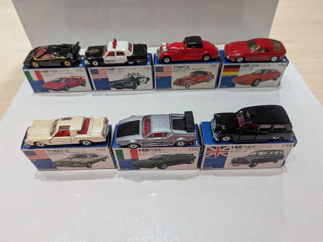 ★昭和-当時物★：☆トミカ-ミニカー：青箱他-多数：全64台-まとめ出品☆