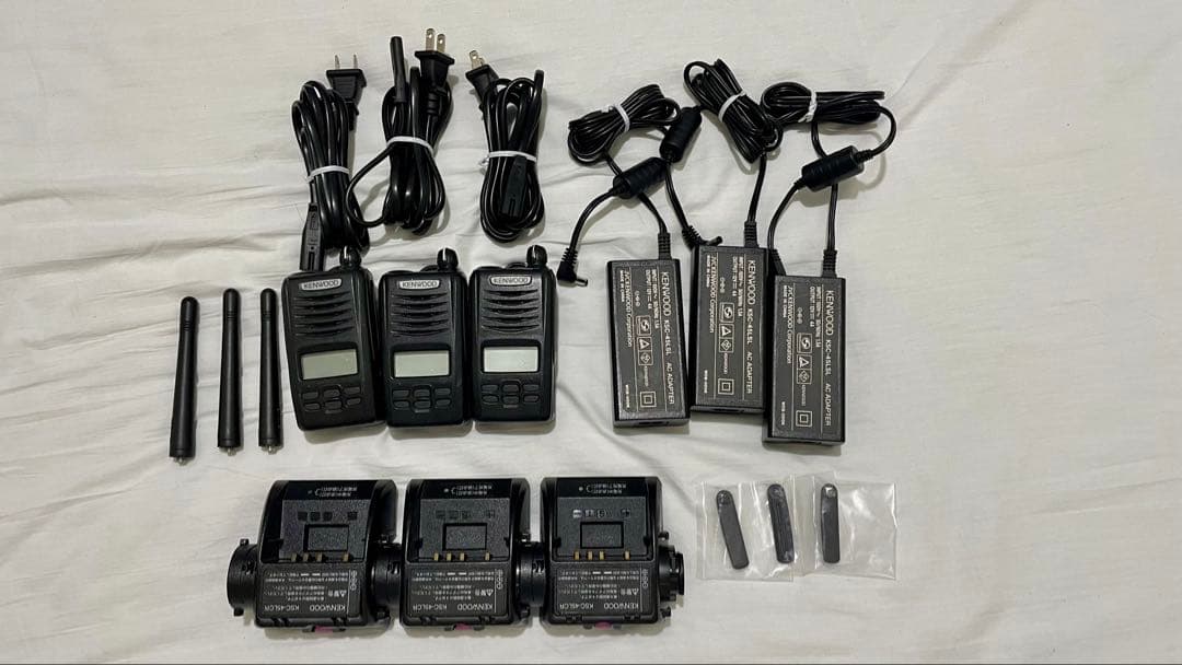 KENWOOD 無線機 3台 ケンウッド TPZ-D503 :登録局 廃局済