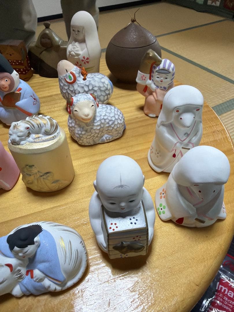 京都 伏見人形干支置物 十二支揃い 丹嘉窯系 伝統工芸 コレクション レア 希少