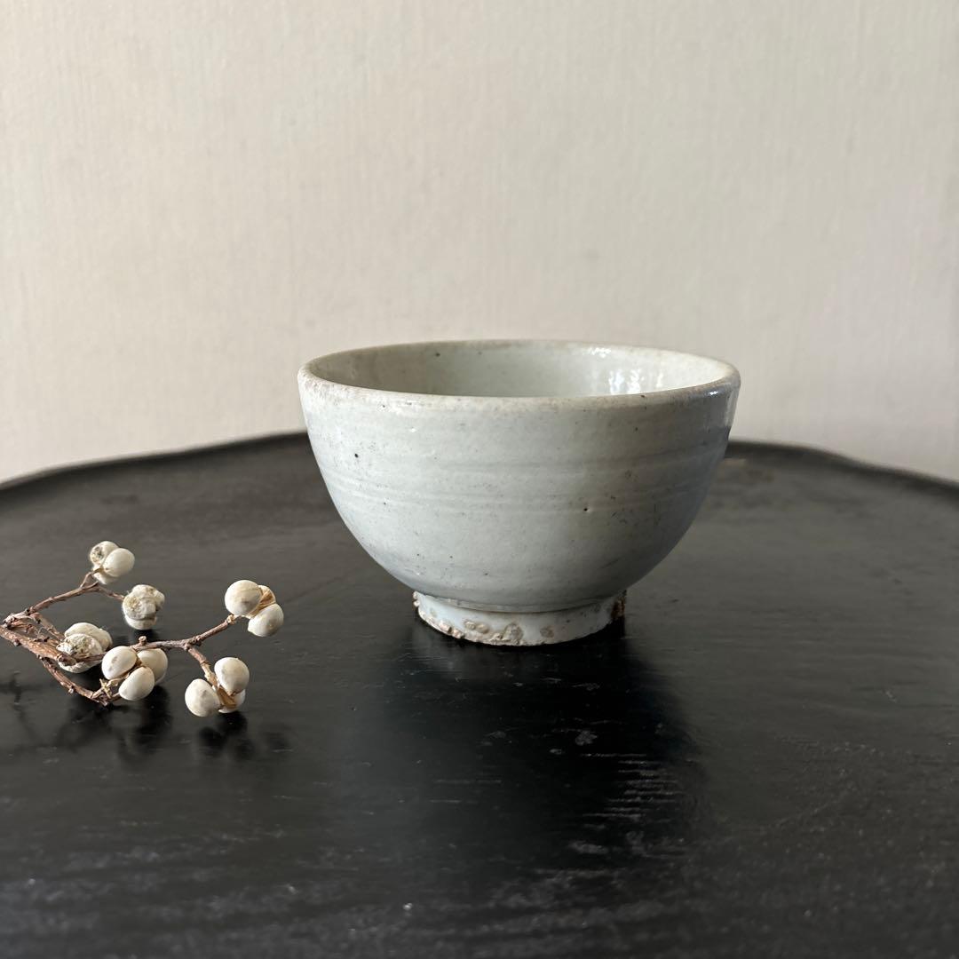 李朝鉢　小茶碗　大盃　白磁　朝鮮骨董　韓国アンティーク.古美術.酒器.ぐい呑み