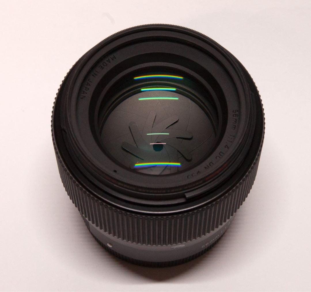 【美品】動作◎SIGMA 56mm F1.4 DC DN ソニー　Eマウント