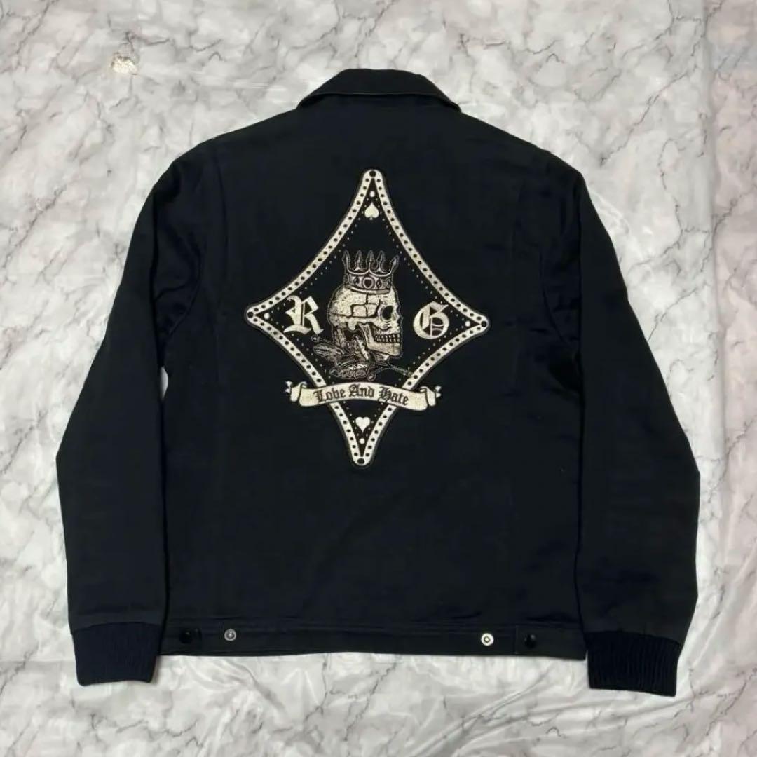 RUDE GALLERY ドリズラージャケット ワークジャケット 刺繍 ダック地