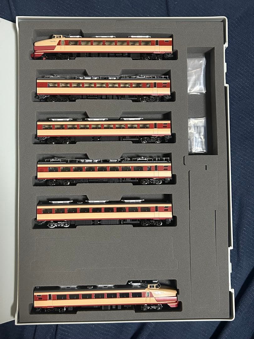 未使用品　国鉄 485系特急電車(ひたち)基本セット・増結セット