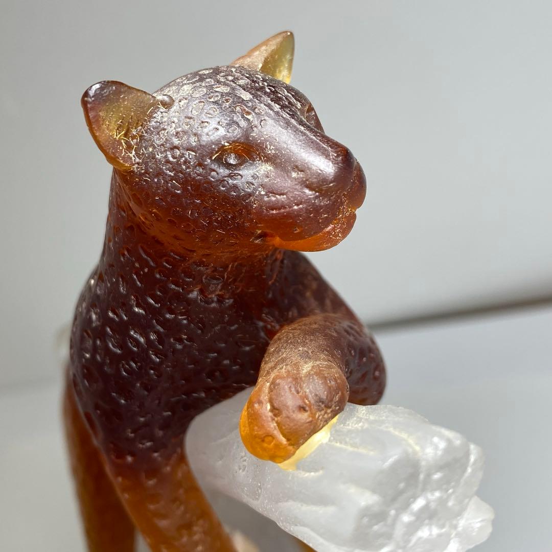 ドームフランス　チーターオブジェ　15㎝　東里7-1210④