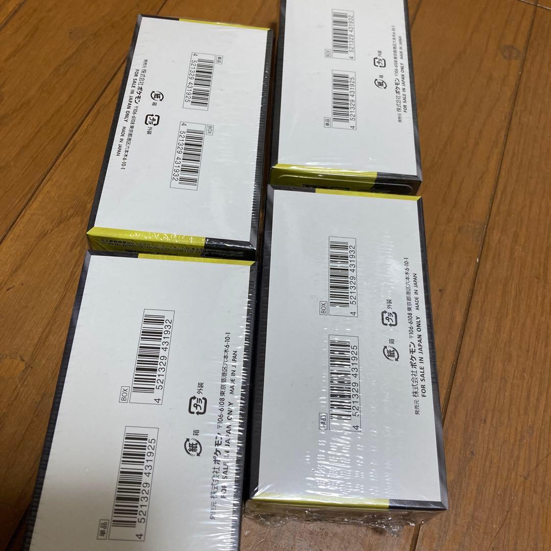 ポケモンカード MEGAドリームEX ボックス 4個セット