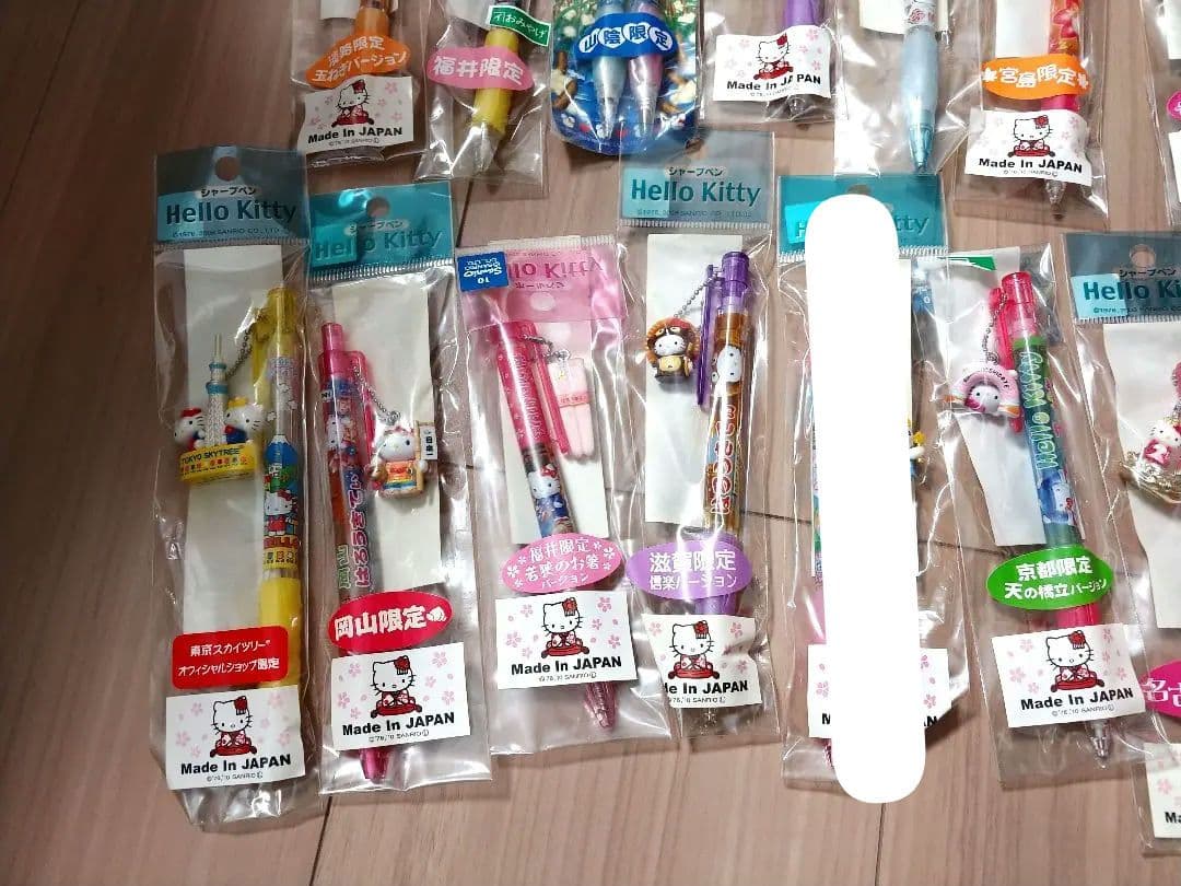 ご当地ハローキティ　シャーペン　ボールペン　３６本セット