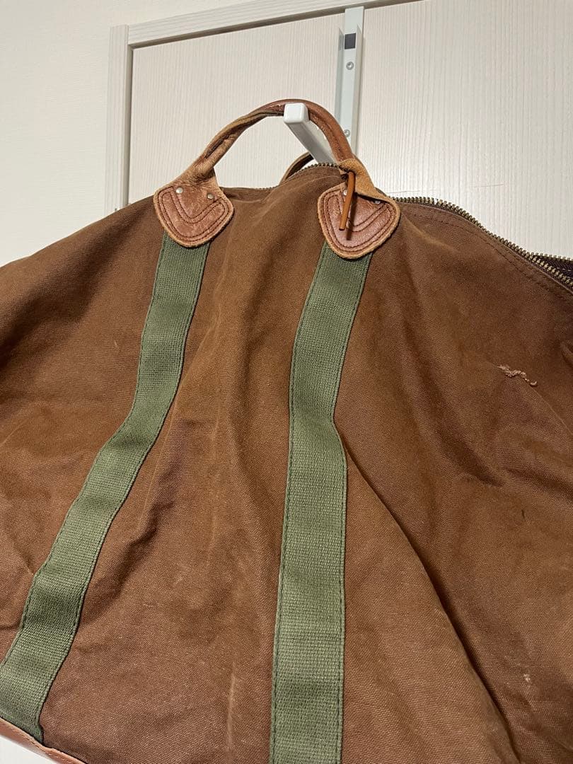 80s L.L.Bean エルエルビーン 特大サイズ　キャンバス ボストンバッグ