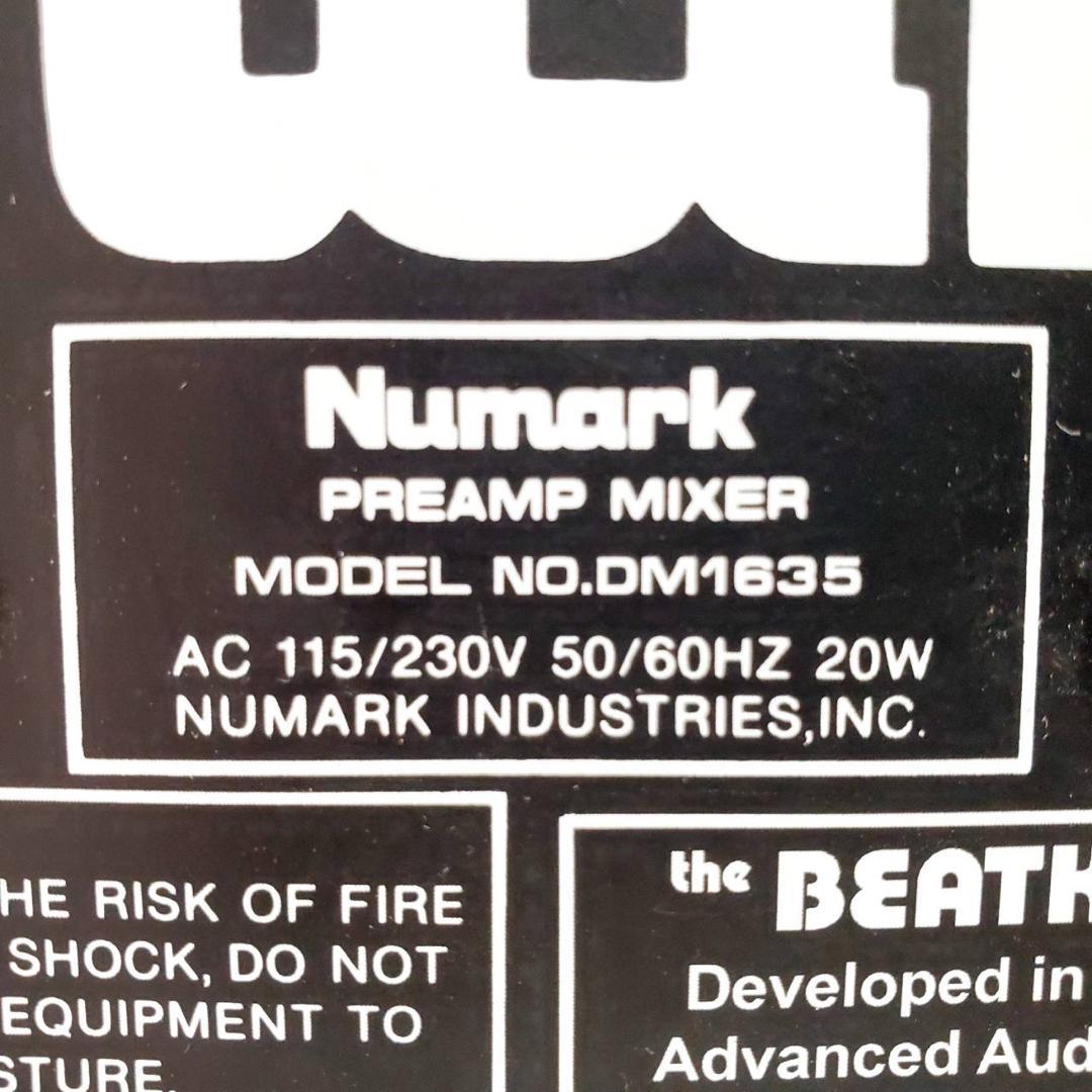 【現状品・通電確認済】Numark DM1635 高性能 4ch DJミキサー