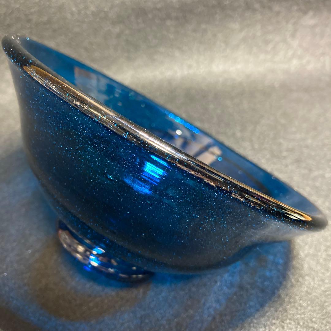 倉敷ガラス 小谷眞三 小谷真三 茶碗 吹きガラス 気泡