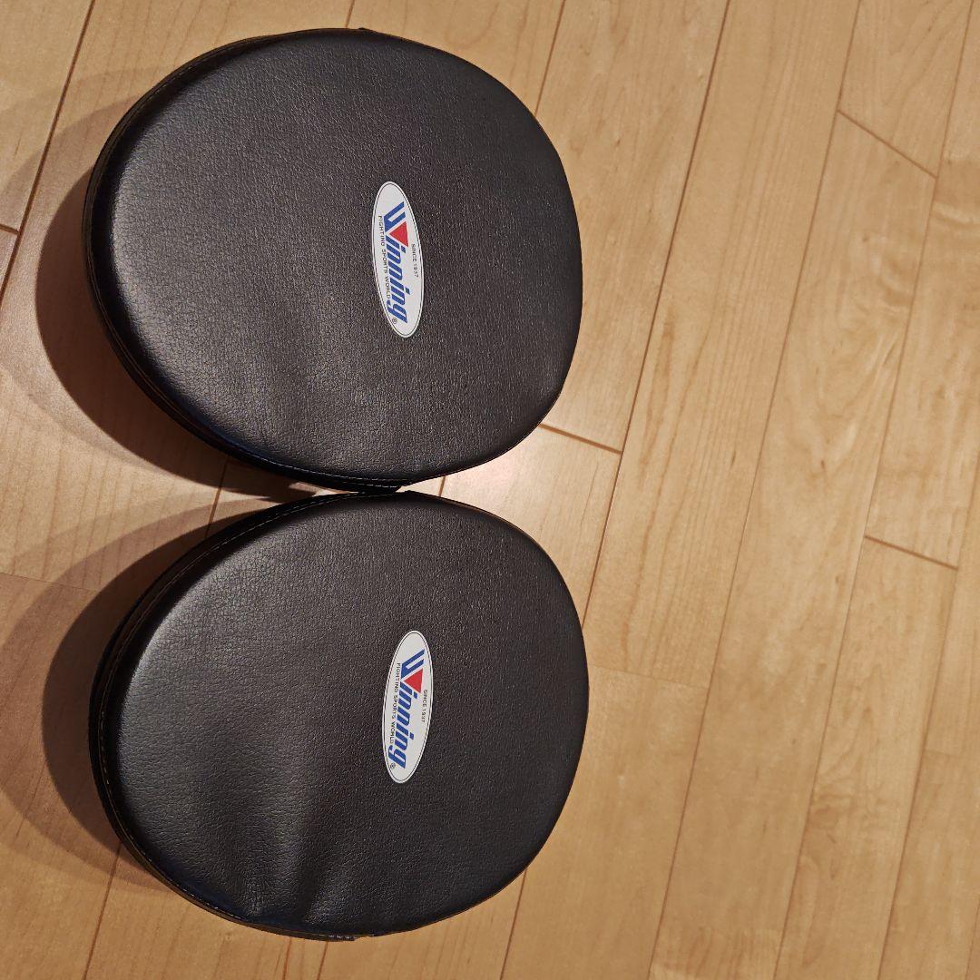 黒 フィンガーガード付きパンチングミット