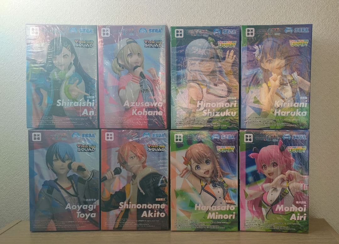 【プロジェクトセカイ　カラフルステージ！feat.初音ミク】フィギュア　8点