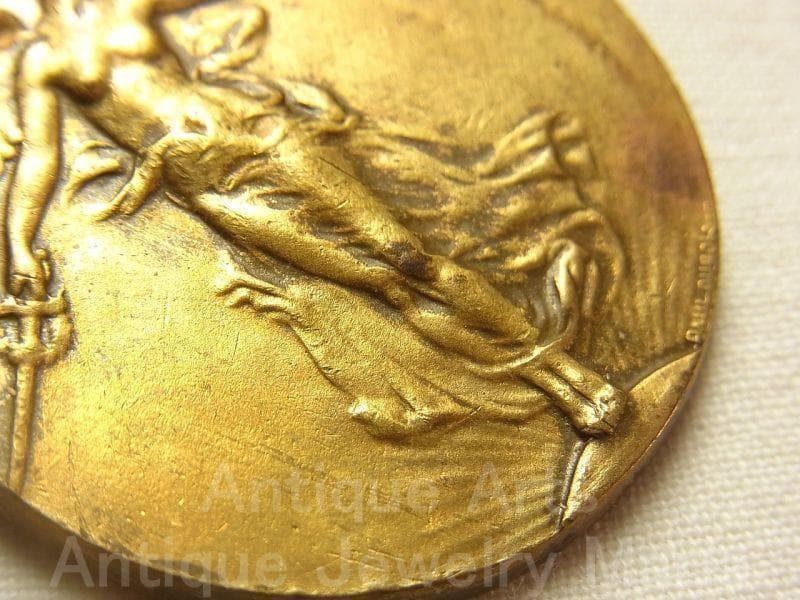 《m6464》ベルギー ヴィンテージ 勝利の女神 ブロンズメダル １９４０年代末
