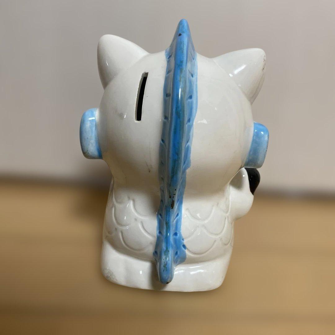 はんぎょどん 忍者もんじゃ貯金箱 招き猫 まねきバンク サンリオ昭和レトロ