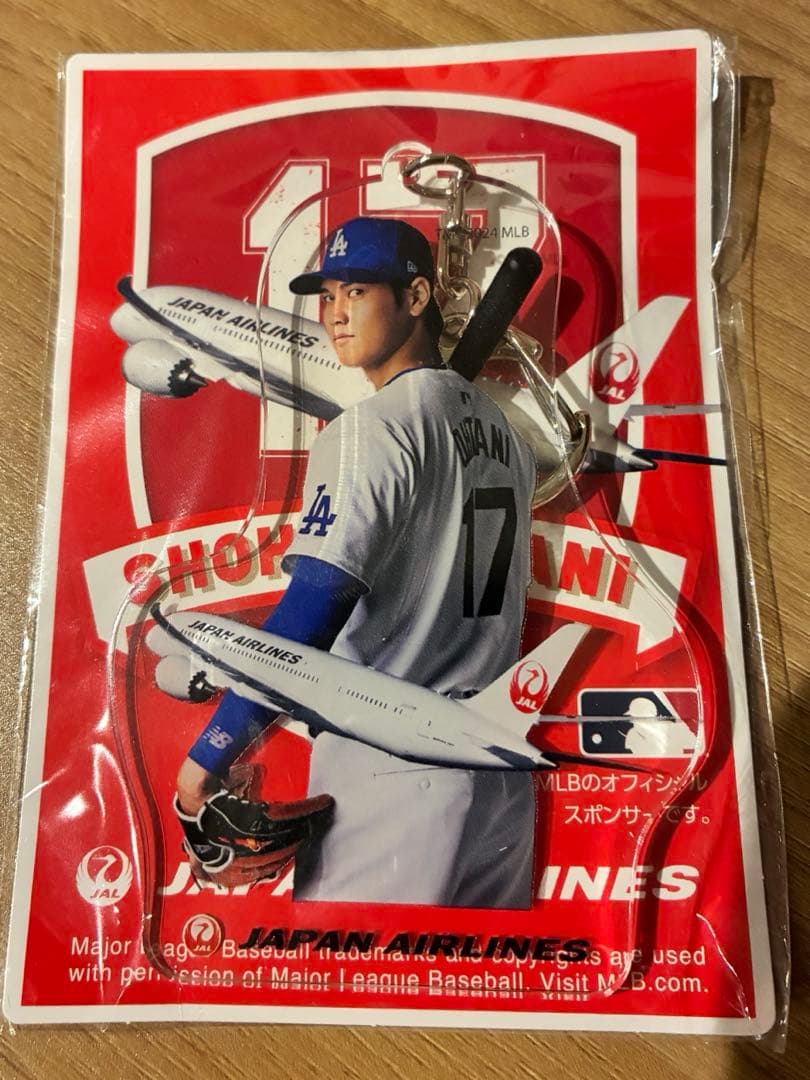 【非売品】【新品】大谷翔平選手 JALアクリルキーホルダー