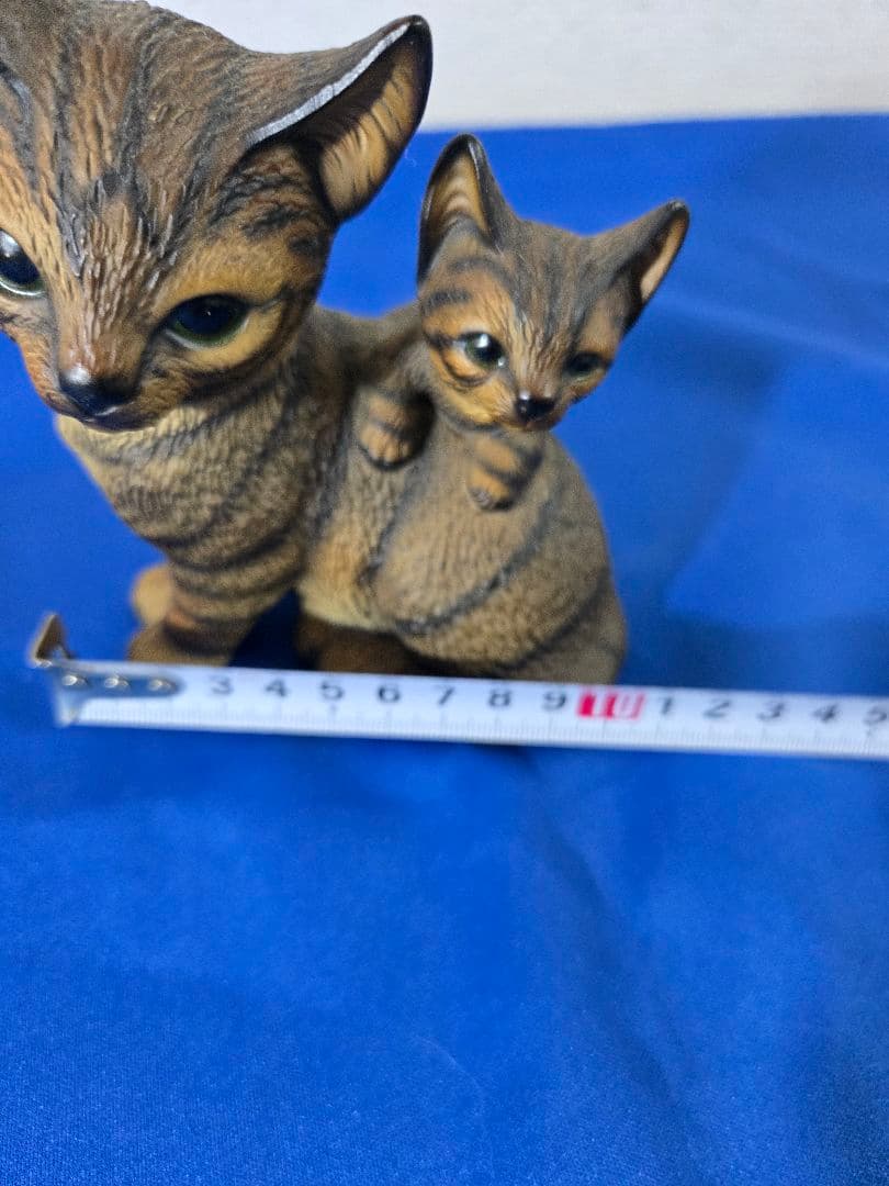 博雲陶器社　猫の親子の置物　最終値下げ