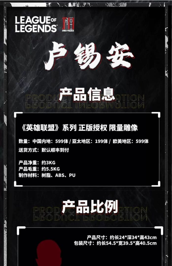 League of Legends ガレージキット　ルシアン フィギュア