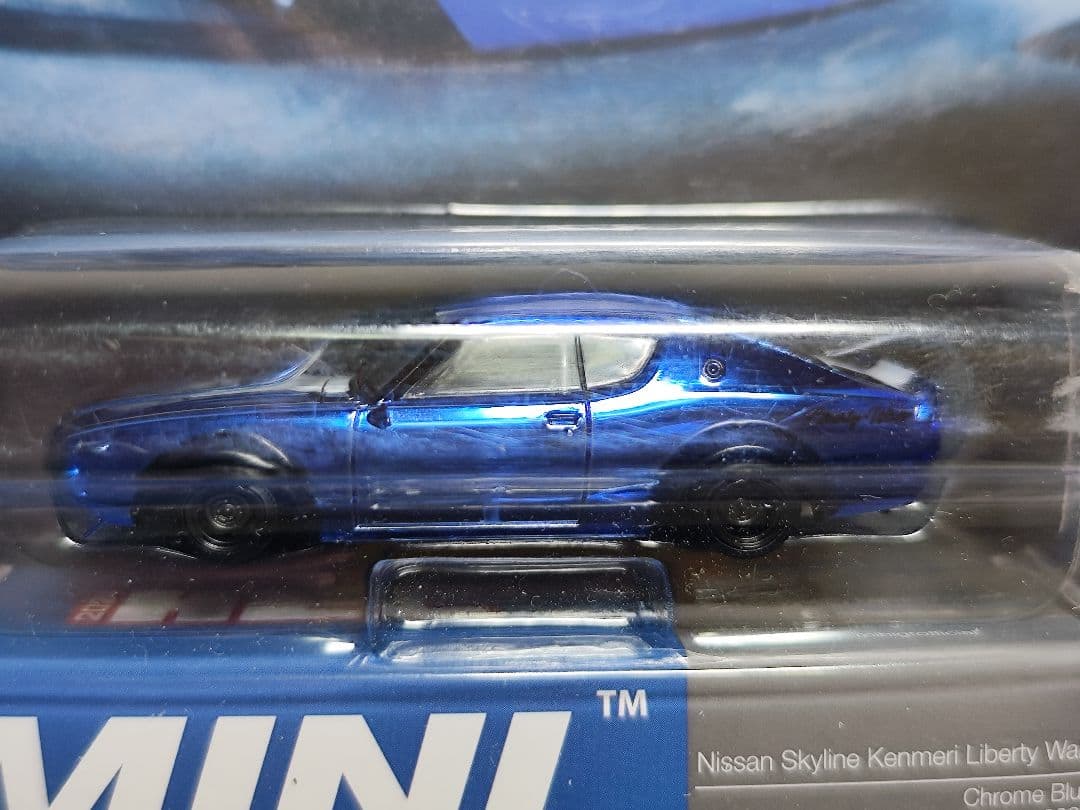 MINIGT 日産スカイライン ケンメリ海外限定 ブルーメッキ