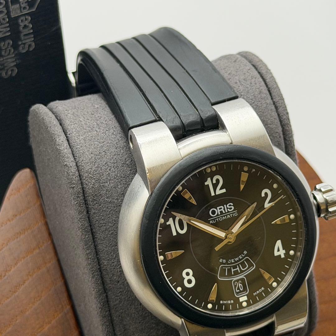 動作未確認　オリス　7518 7500 自動巻　箱付　ビッグクラウン