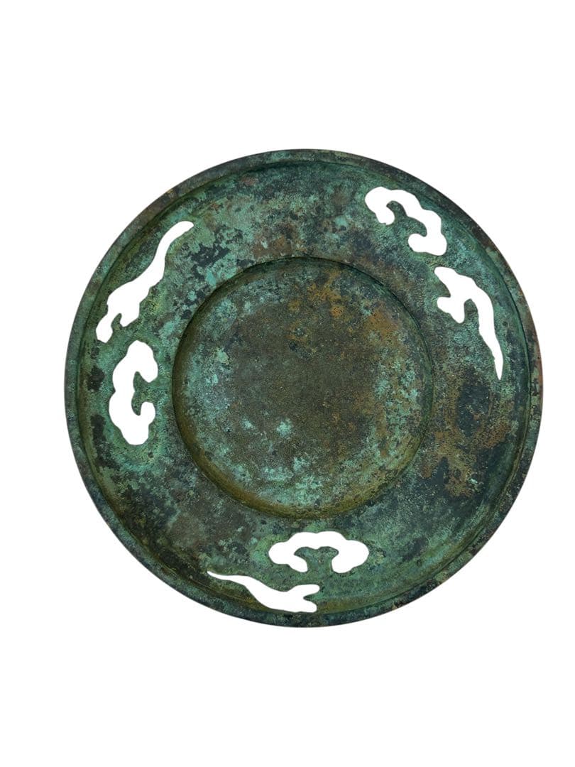 塗金銅香炉 秦蔵六 五世蔵六 瑞雲