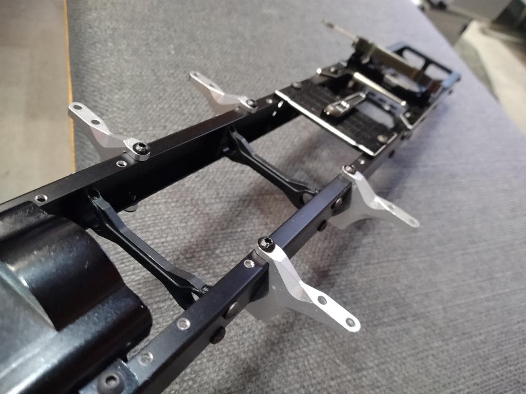 【未使用】タミヤ1/14 キングハウラー系 フルメタルシャーシセット