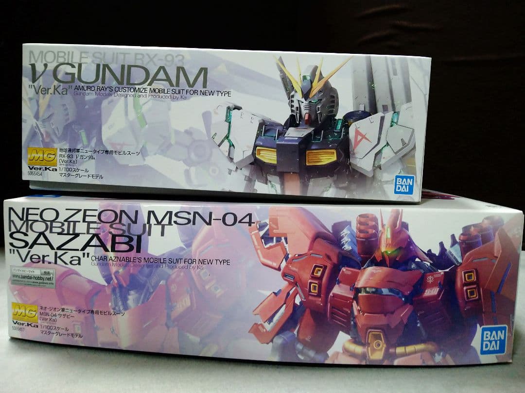未組立 MG νガンダムver.Ka サザビーver.Ka ガンプラ