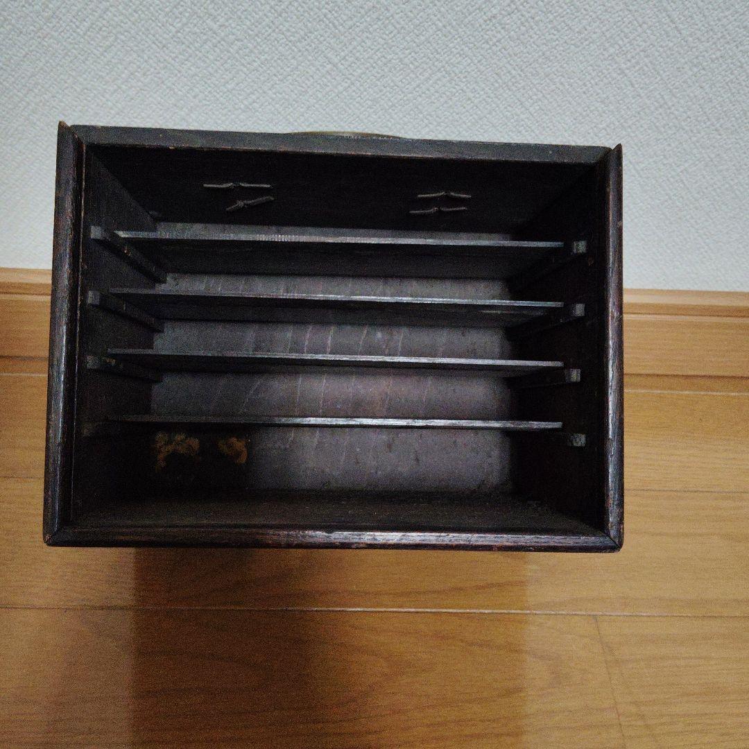 ●古道具●木箱 木製収納箱 インテリア アンティーク 江戸 明治 大正