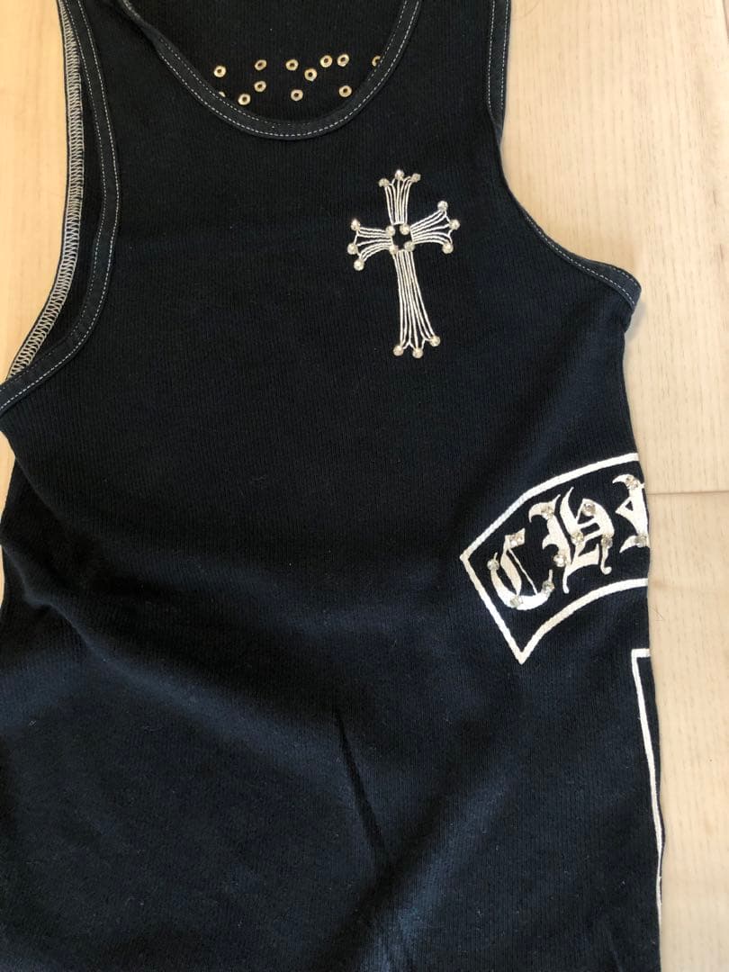激レア！廃盤品 ラインストーン クロムハーツ タンクトップ