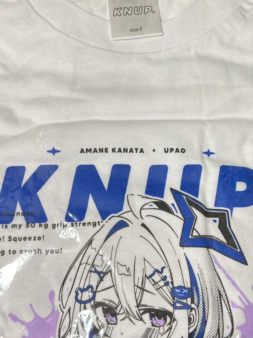ホロライブ 天音かなた KNUP.Tシャツ 活動4周年記念