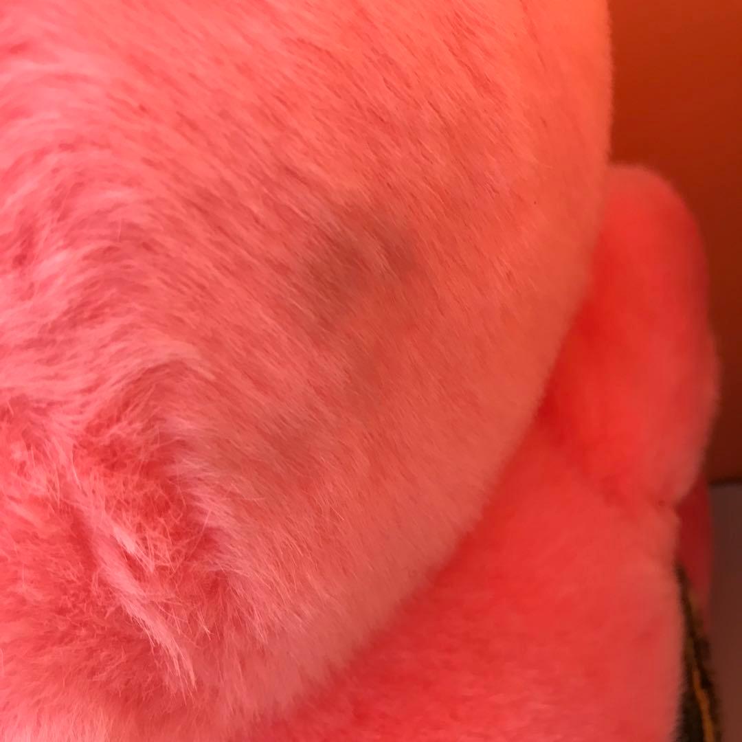 レア　当時物　セキグチ　ピカポン　3Lサイズ　ぬいぐるみ　ピンク　昭和レトロ