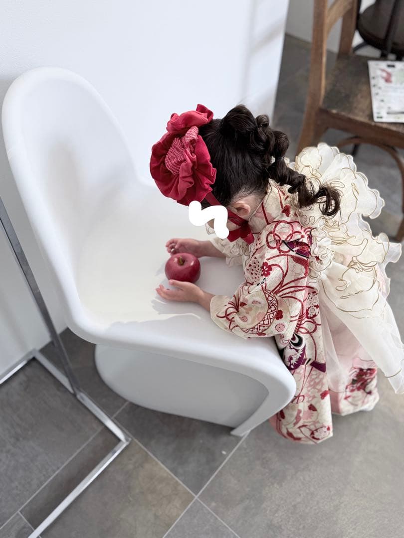 七五三 チュール被布