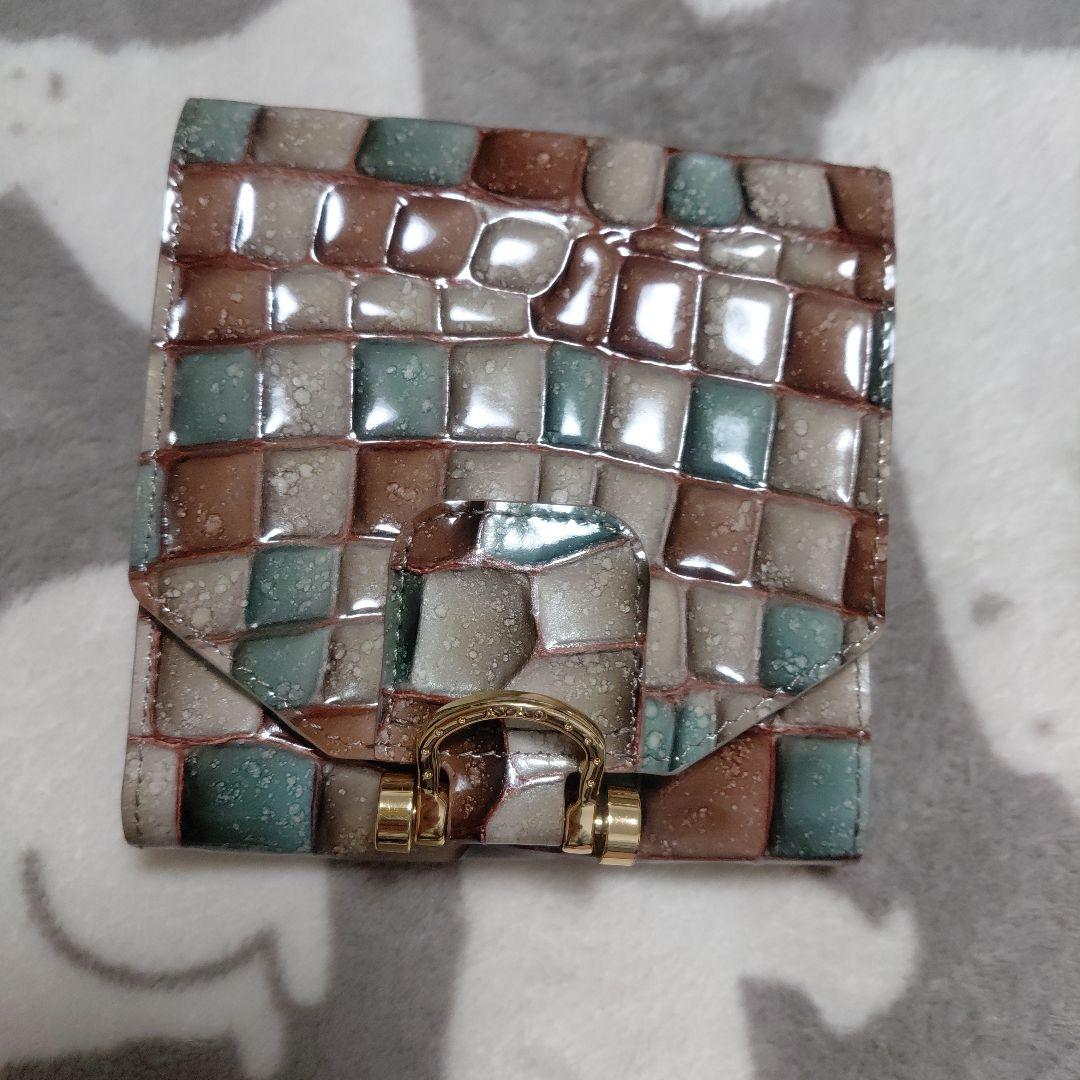 ATAO アタオ ロトロヴィトロアドリアエメラルド 二つ折り財布