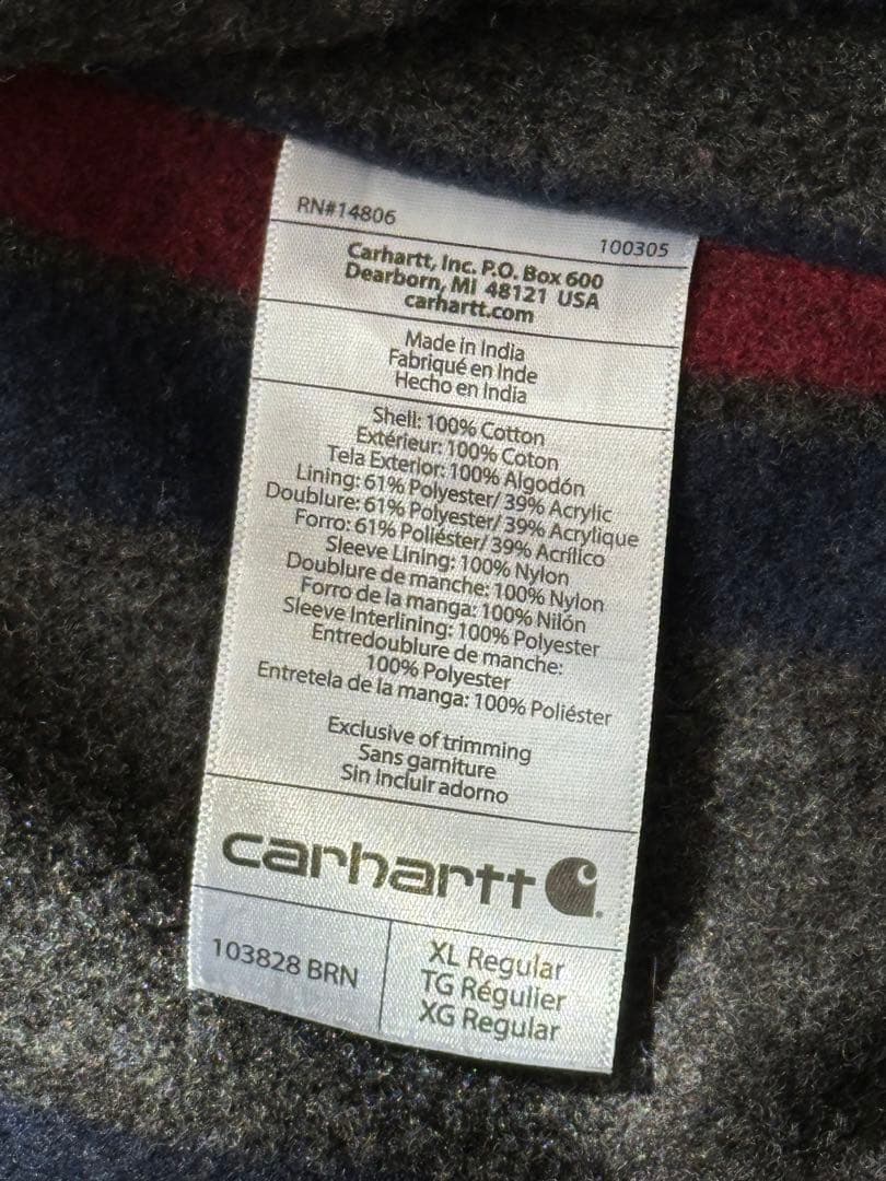 特別限定値下げ中 極美品 Carhartt カーハート デトロイトジャケットXL