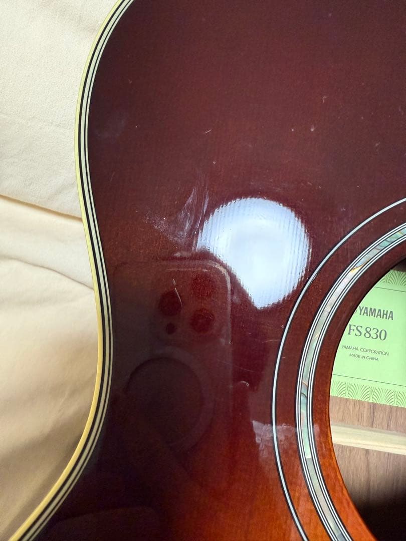 ゆ*様 YAMAHA FS830 アコースティックギター サンバースト