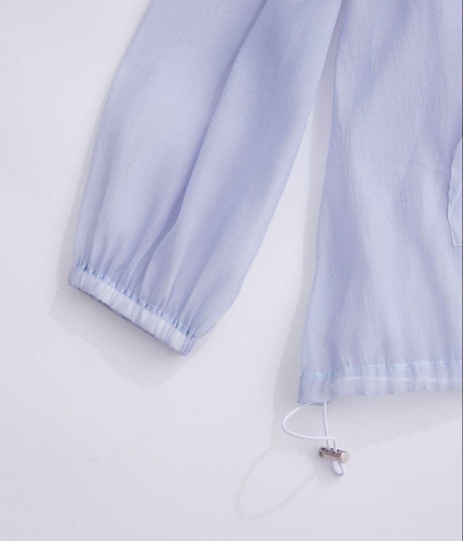 シアーパーカー4SETスイムウェア M ブルー 水着 mystic