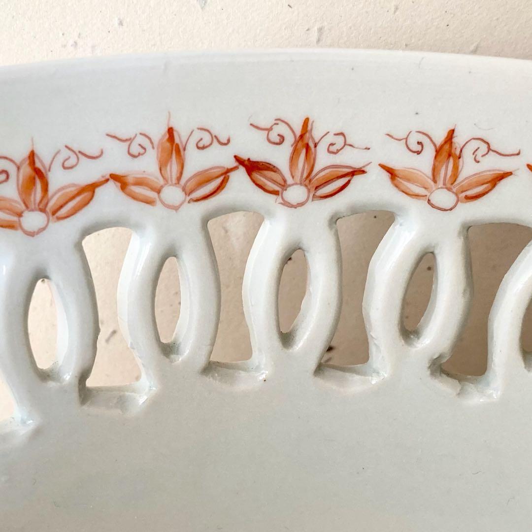 【未使用】十二代/酒井田柿右衛門/透鉢/鹿/紅葉