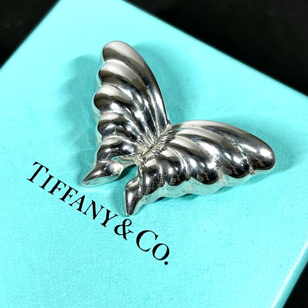 ティファニー ブローチ バタフライ 蝶々 メキシコ シルバー925 ピンバッチ