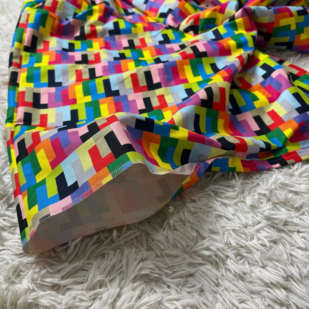 極美品 コムデギャルソン 24SS ワイドパンツ カラフル マルチカラー