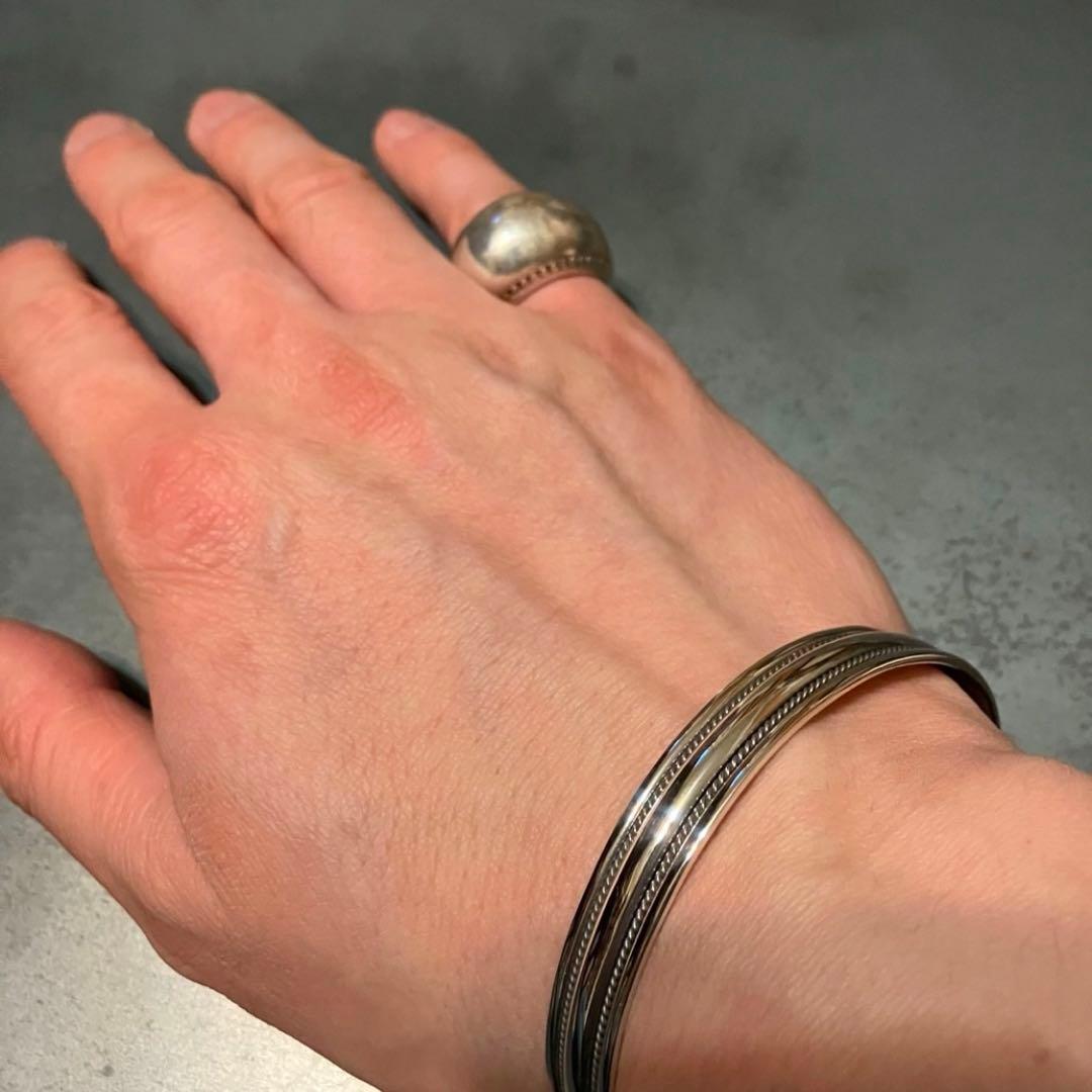 SILVER925 NATIVE BRACELET/シルバー/バングル