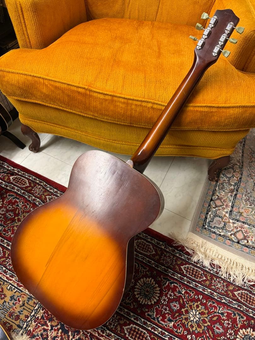 アコースティックギター　パーラーギター　ヴィンテージ　ジャンク　詳細不明