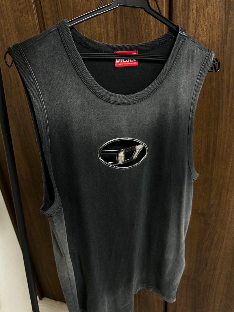 DIESEL グレー タンクトップ サイズS