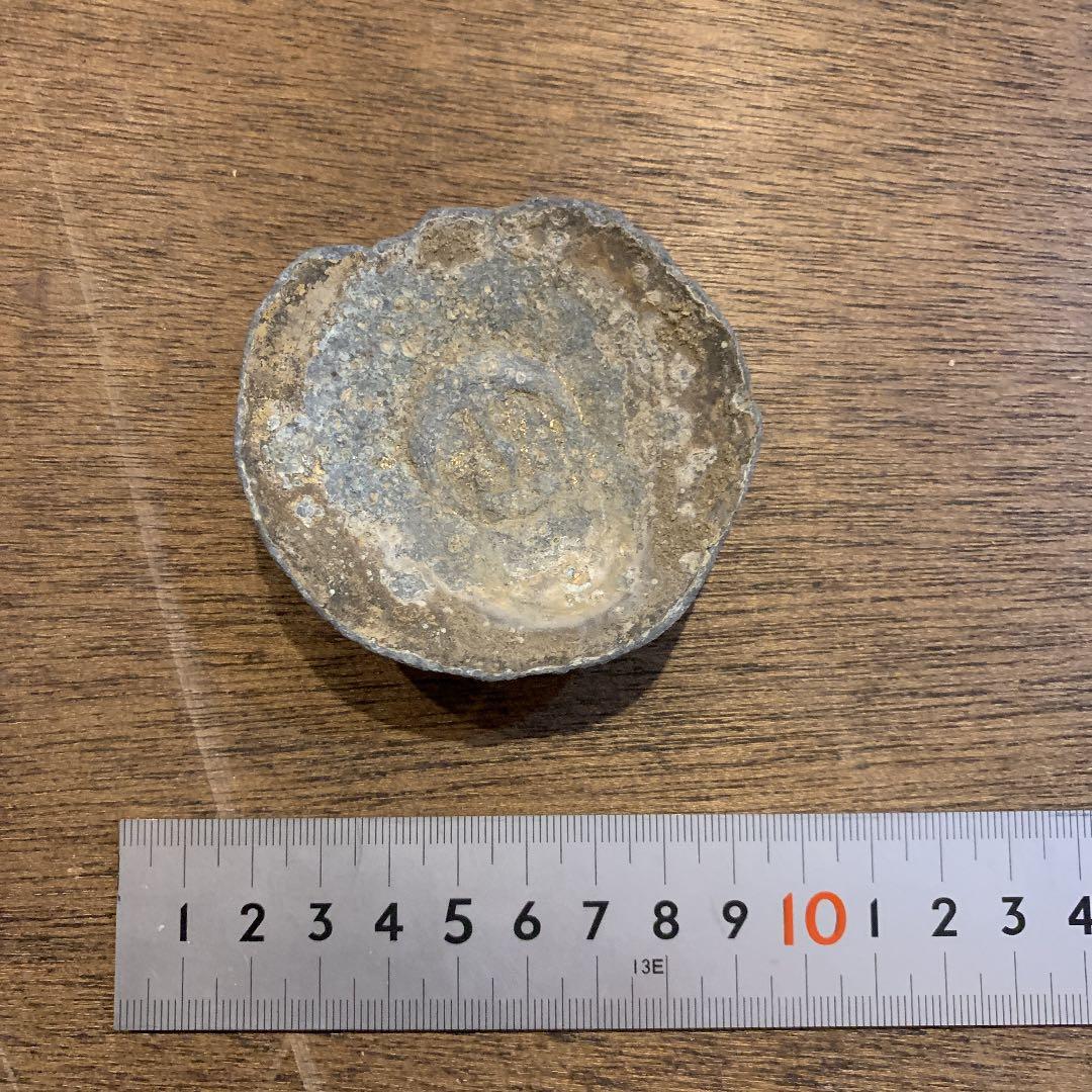 鉄杯　発掘品　古道具　アンティーク　美術品　鉄