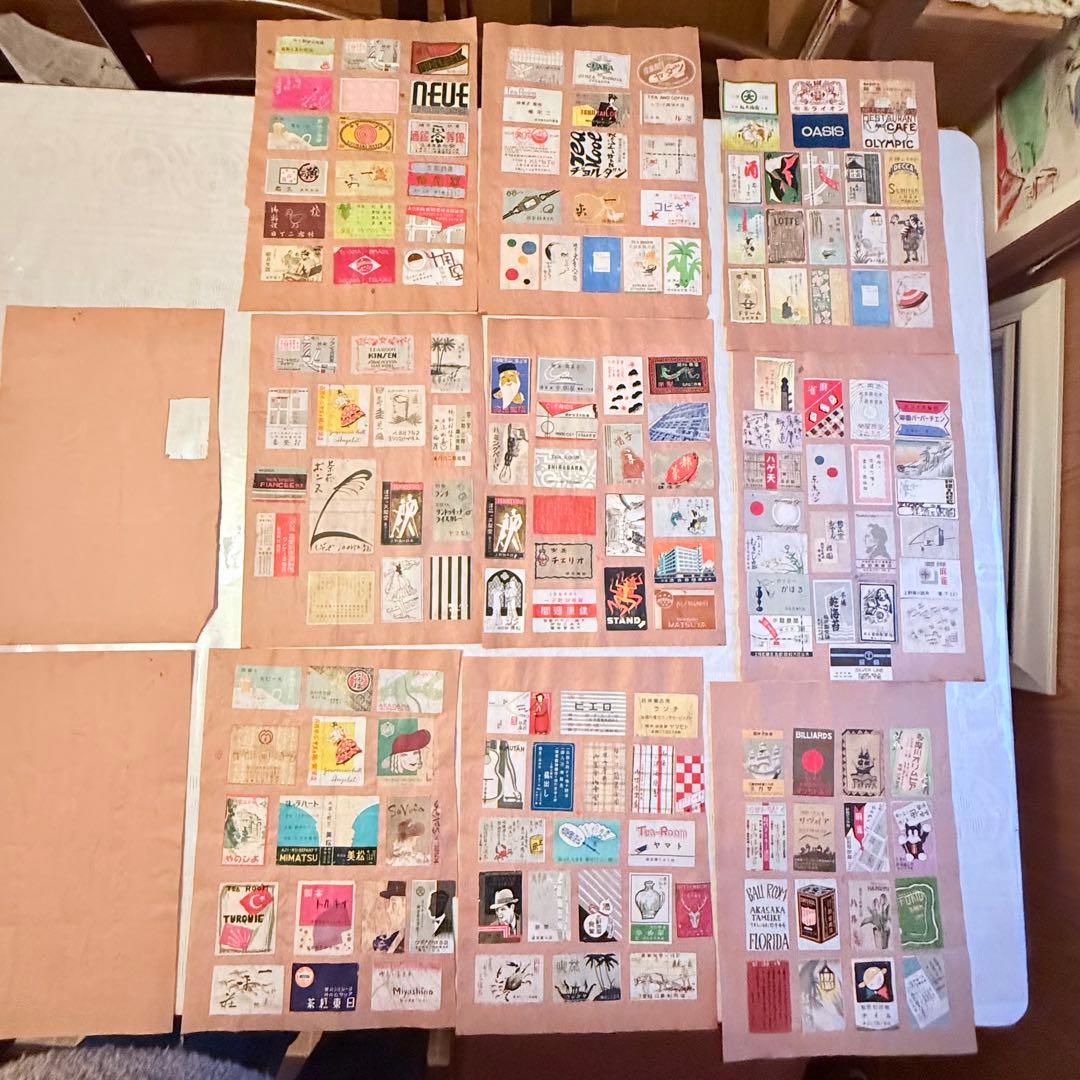 2242様感謝‼️特別価格‼️貴重戦前マッチラベルコレクション362枚シート11枚