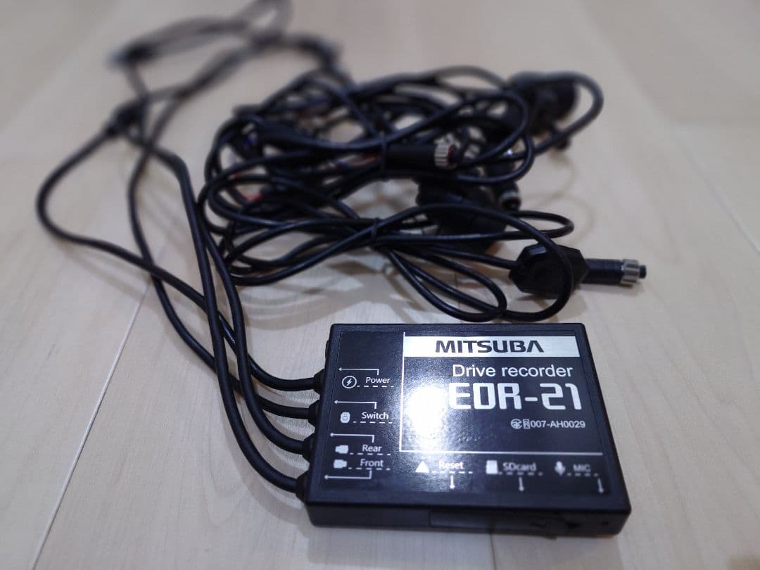 前後カメラ MITSUBA EDR-21 ドラレコ バイク