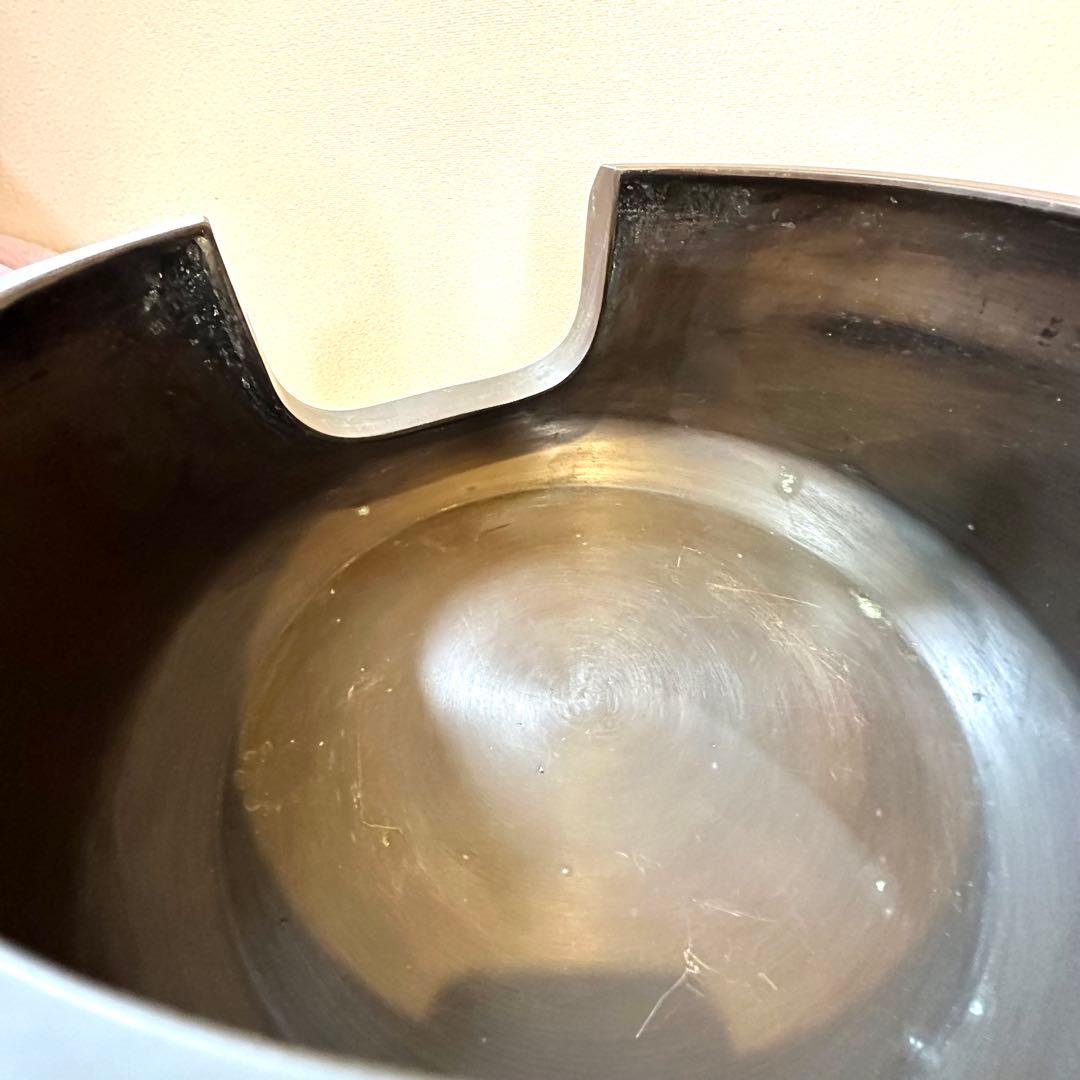 A.Bまとめて購入のみ♦︎未使用品♦︎茶道具　唐銅？面取り風炉　虫喰い 五徳　風炉