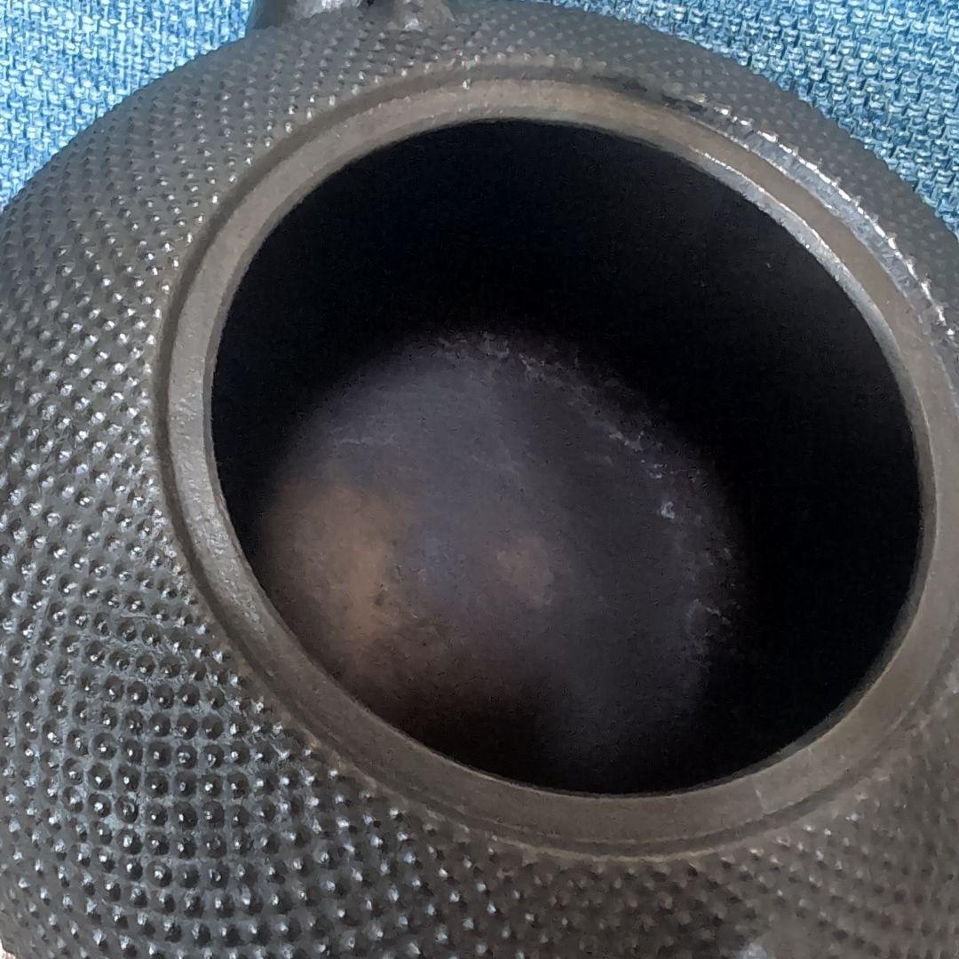 釜定　鉄瓶　新珠　あられ　南部鉄器