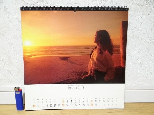 未使用 80年代 ビンテージ 中島みゆき 歌暦 Page86 恋唄 カレンダー